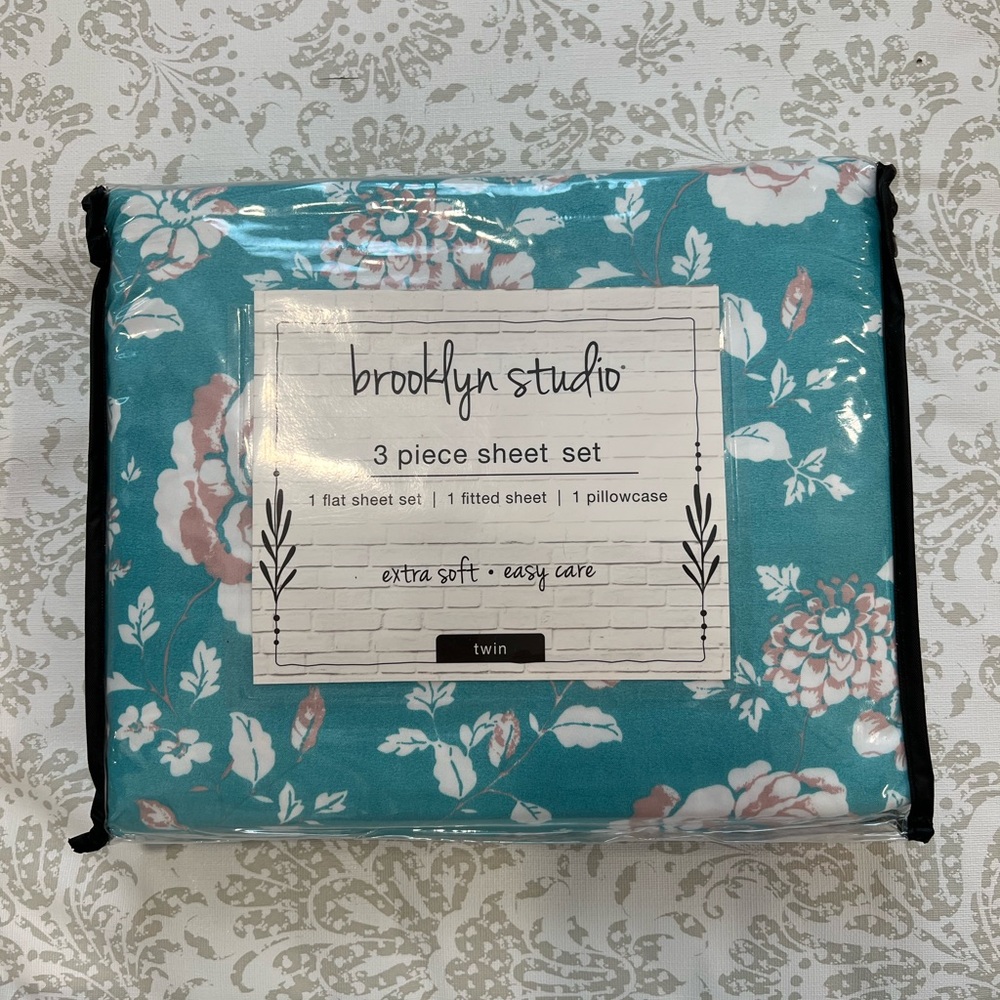 3 piece sheet set size twin